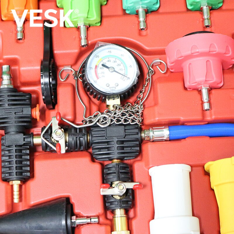 Water Tank Tester Manufacturer - 28pc Vacuum Coolant Kit
