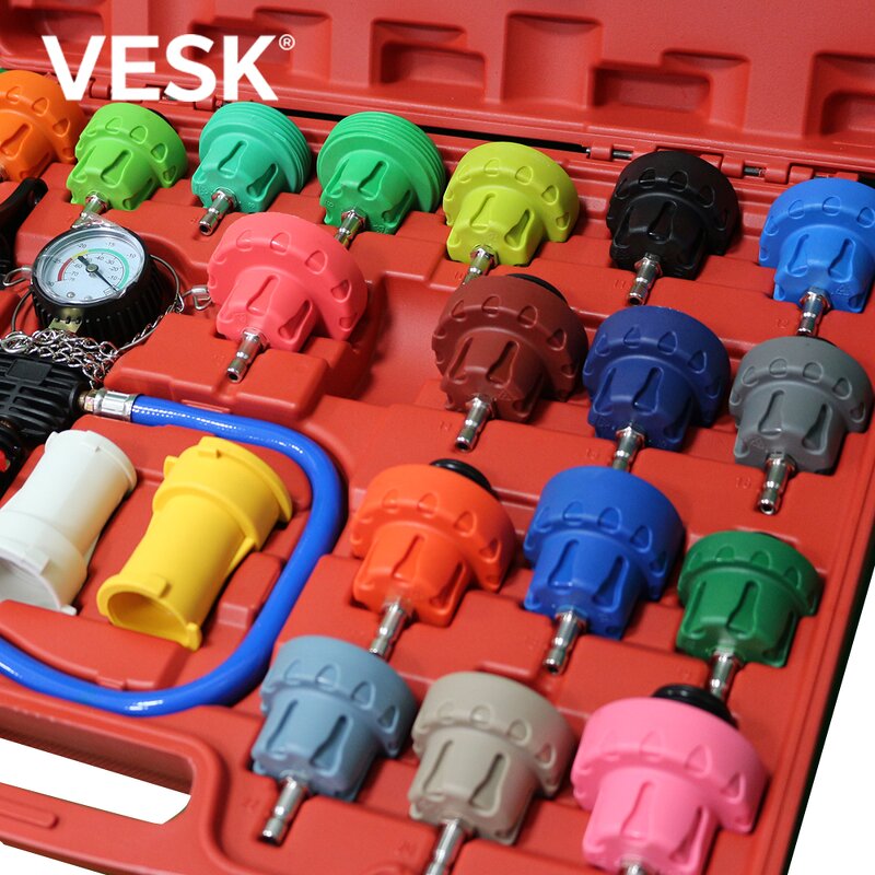 Water Tank Tester Manufacturer - 28pc Vacuum Coolant Kit