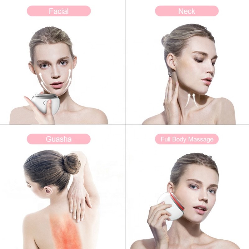 Light Therapy Device Supplier - OEM Indonesia LED EMS Electric Heat Scrapping Gua Sha Face Lift