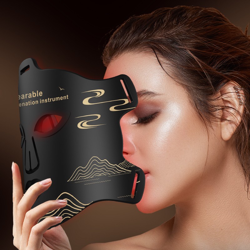 Photon Rejuvenation Instrument Factory - Bulk Home Use Beauty Tools Silicone LED Facial Mask