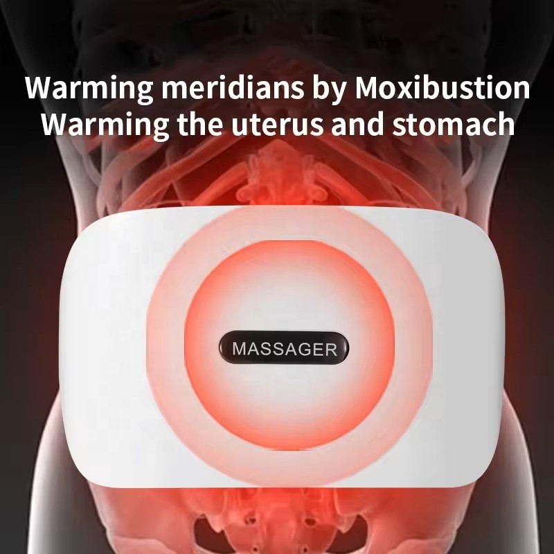 Belly Massage Device Factory - OEM Portable Electric Cordless Vibration Heating Abdominal Slimming