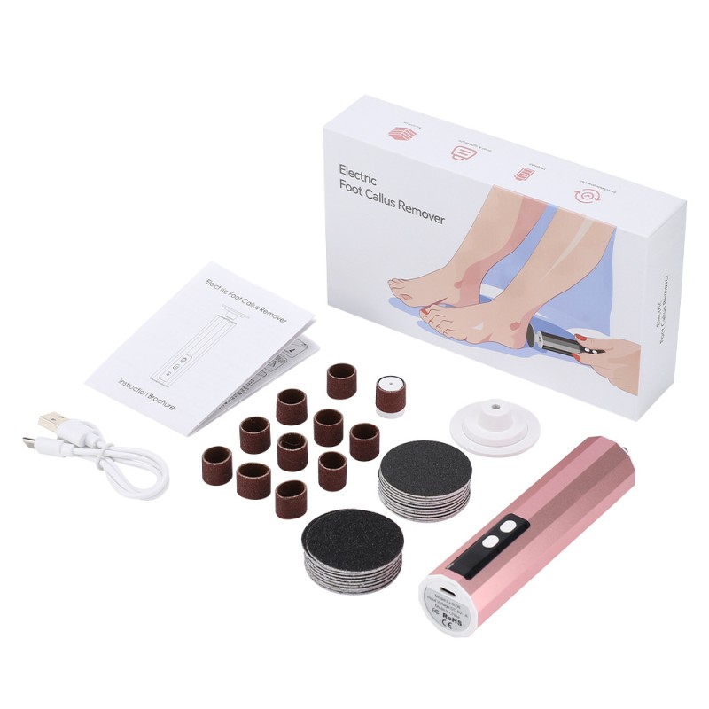 Foot Care Device Supplier - OEM Trends 2025 USB Rechargeable Electric Foot Grinder Portable