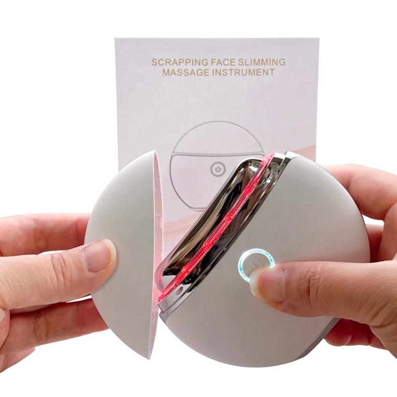 Light Therapy Device Supplier - OEM Indonesia LED EMS Electric Heat Scrapping Gua Sha Face Lift
