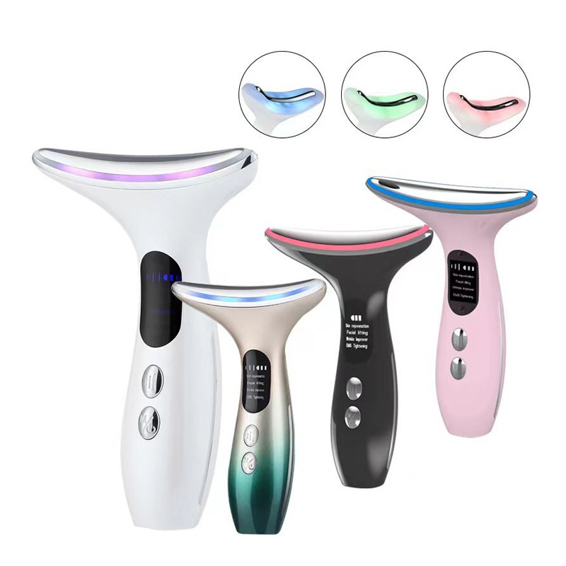 Neck Lifting Device Factory - OEM 2024 Neck Wrinkle Remover EMS Beauty Equipment Red Light