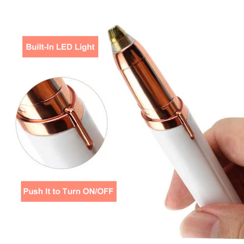 Facial Epilator Manufacturer - Bulk Hot Indonesia Electric Painless Lipstick Face Shaver Pen