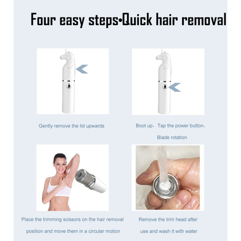 Eyebrow Shaver Manufacturer - Bulk Private Logo Quality Motor Electric Portable Women Painless