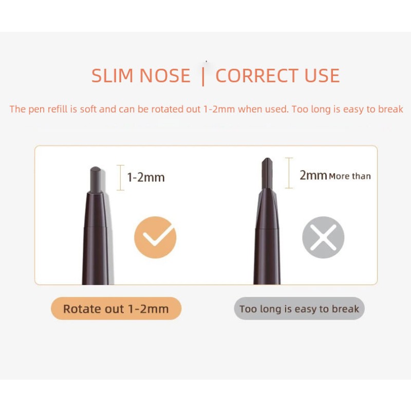 Eyebrow Pencil Manufacturer - OEM Trends Makeup Hot Sale Super Smooth Waterproof Longlasting