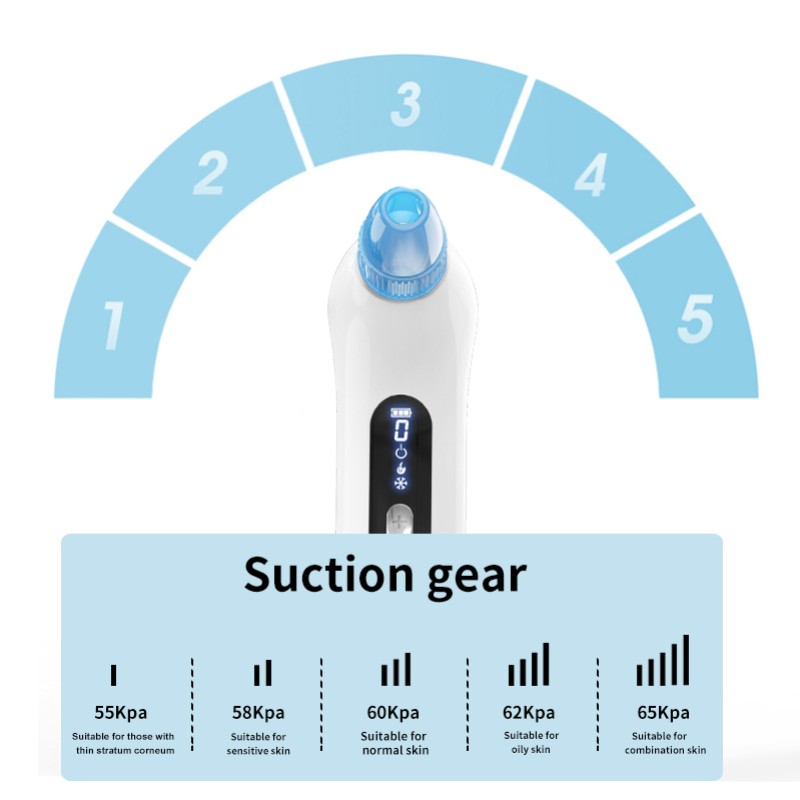 Acne Removal Device Supplier - OEM New Trends Electric Vacuum Suction Hot Cold Pore Cleaner