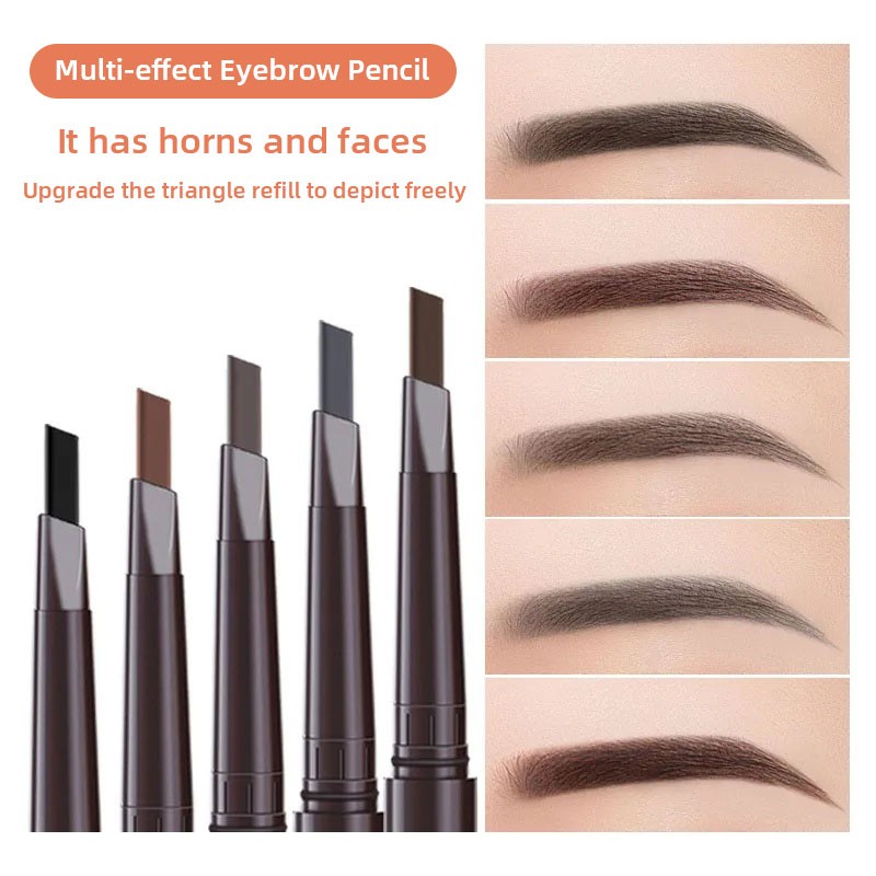 Eyebrow Pen Supplier - Bulk Best Selling 2 in 1 Grey With Brush Wholesale Factory Direct Sell