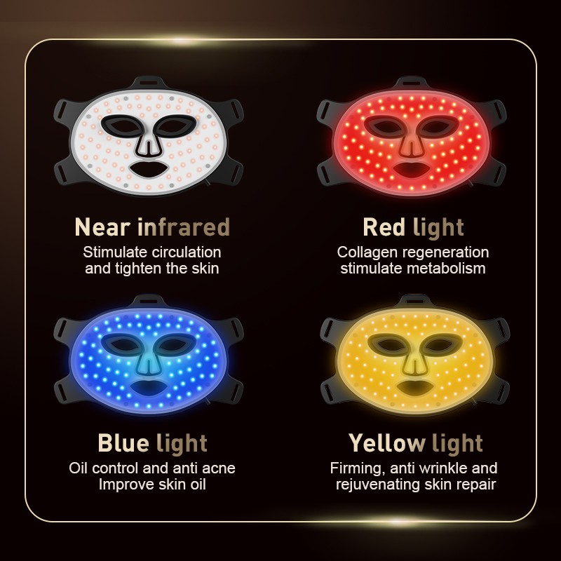 Led Beauty Mask Manufacturer - OEM Best Selling Wrinkle Remover Light Therapy Skin Tightening