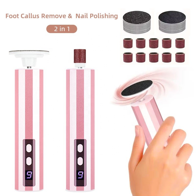 Foot Grinder Factory - OEM Powerful Foot File 9 Gear Adjustable Dead Skin Remover Type-c