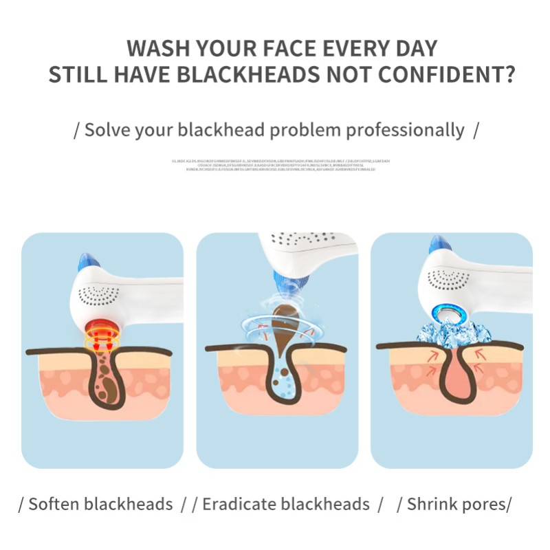 Acne Removal Device Supplier - OEM New Trends Electric Vacuum Suction Hot Cold Pore Cleaner