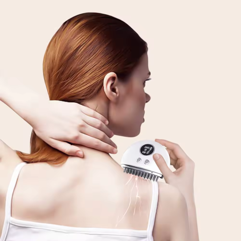 Microcurrent Therapy Device Factory - OEM Trends Face Lift Vibrating Meridian Comb EMS