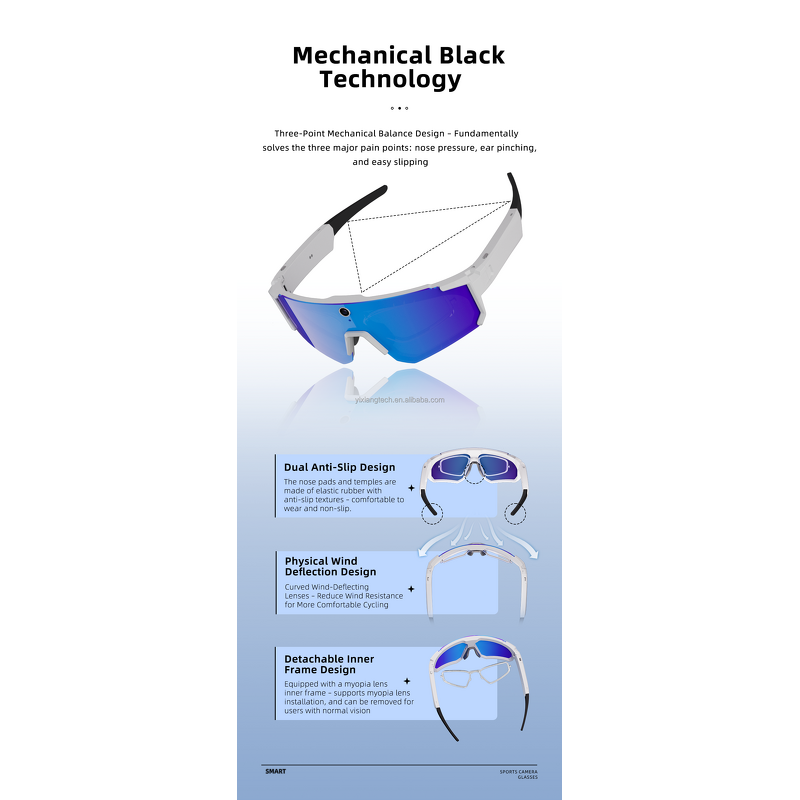 IP68 Waterproof Sports Smart Glasses Manufacturer - OEM 4K HD Camera