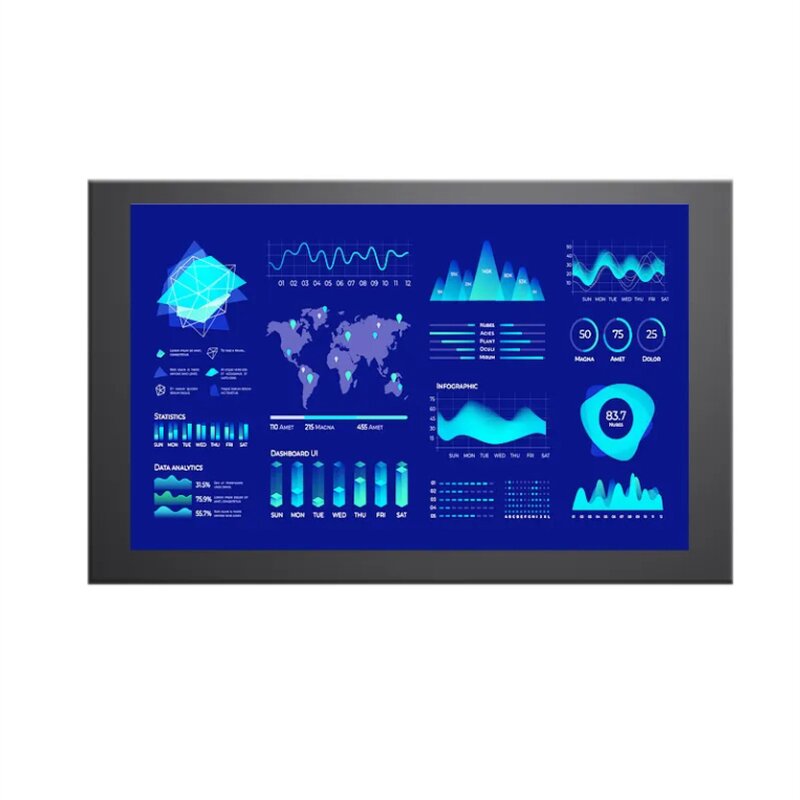 Portable 10.1 Inch Industrial Display Manufacturer - OEM Raspberry Pi Touchscreen
