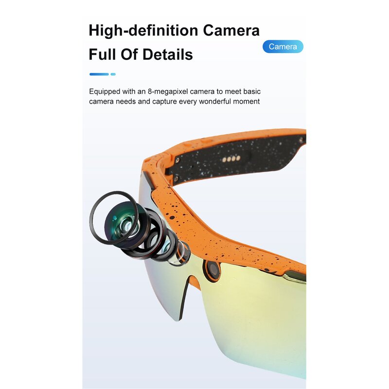 Sports Smart Glasses Manufacturer - ODM 8MP HD Camera Custom