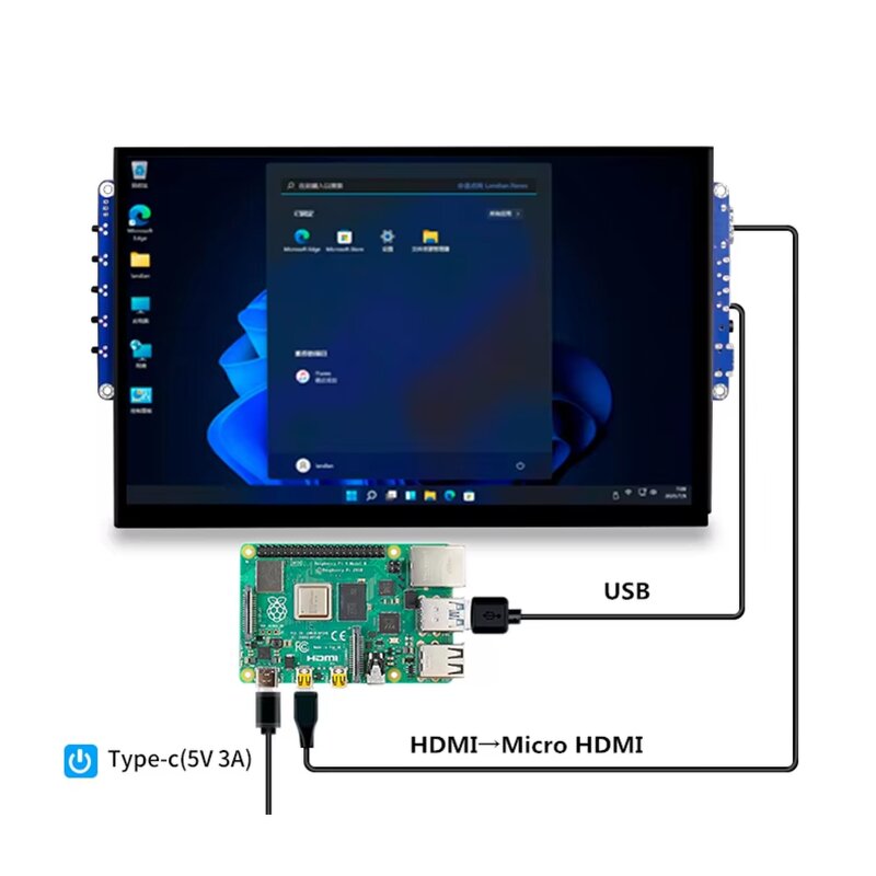 10.1 Inch Capacitive Touch LCD Module Factory - OEM Multi-Point Display