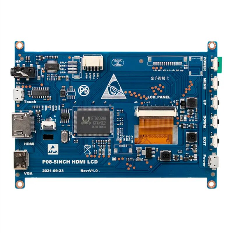 5 Inch Portable LCD Display Kit Manufacturer - ODM TN Panel Custom