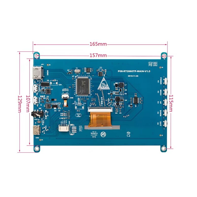 Multi-Size HD Raspberry Pi Monitor Factory - Bulk Open Frame Custom