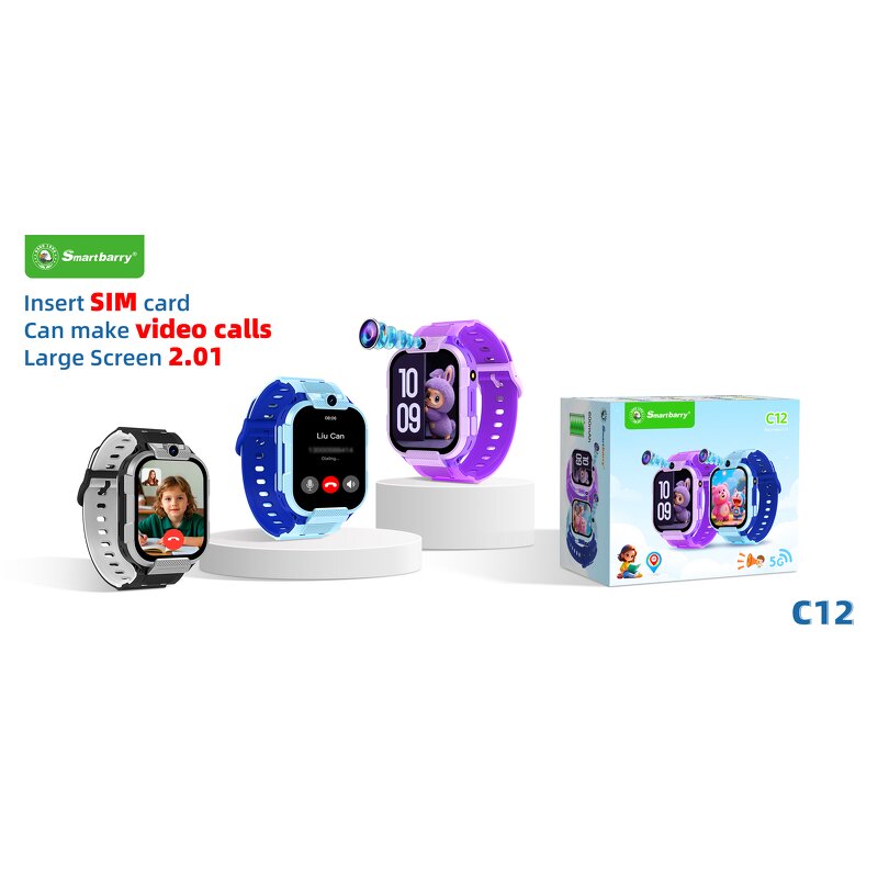 Swivel Flip Kids Watch Factory - 5G SIM Card GPS