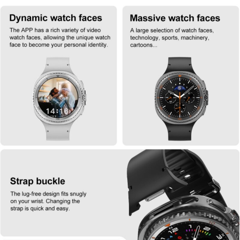 Smart Watch for Men Factory - IP68 Waterproof 3D Dial
