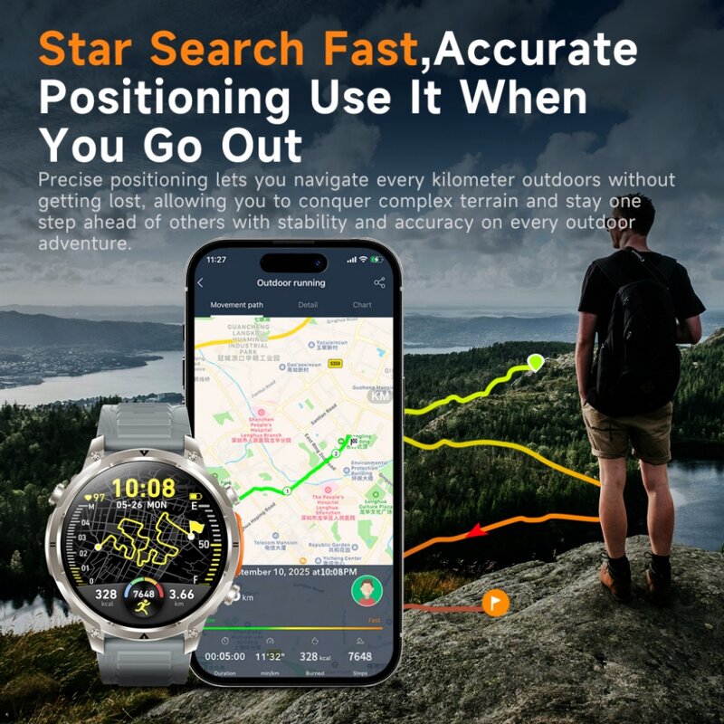 GPS Sports Watch Factory - Beidou Positioning HD Screen