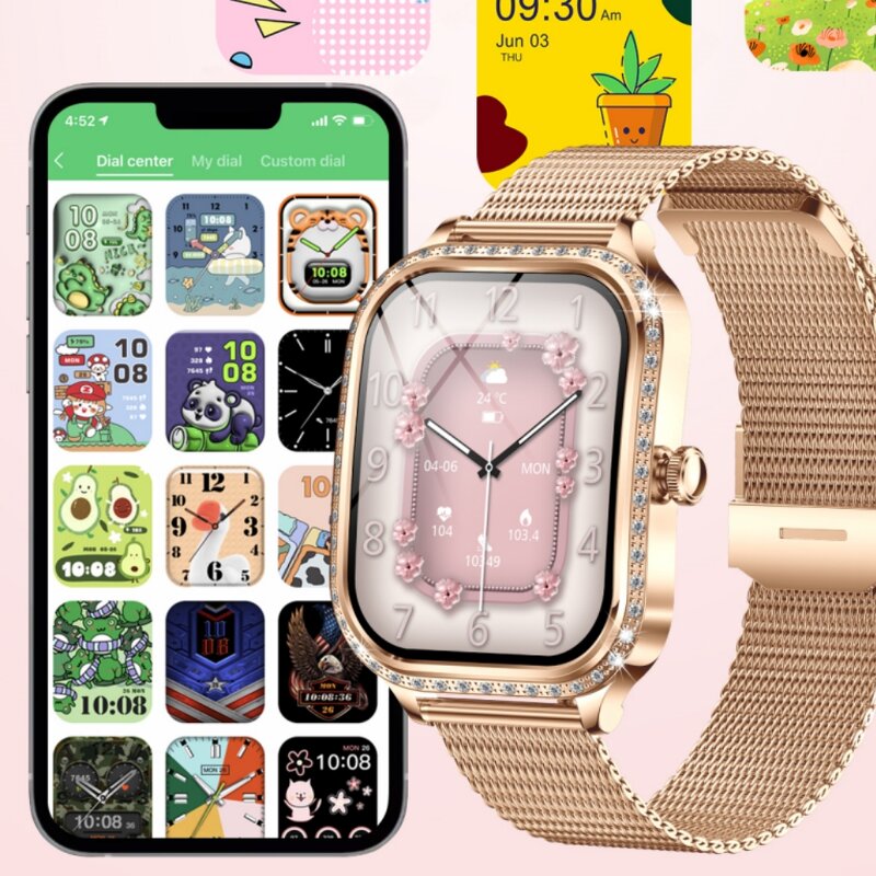 Luxury Smartwatch Factory - Diamond Fashion Waterproof