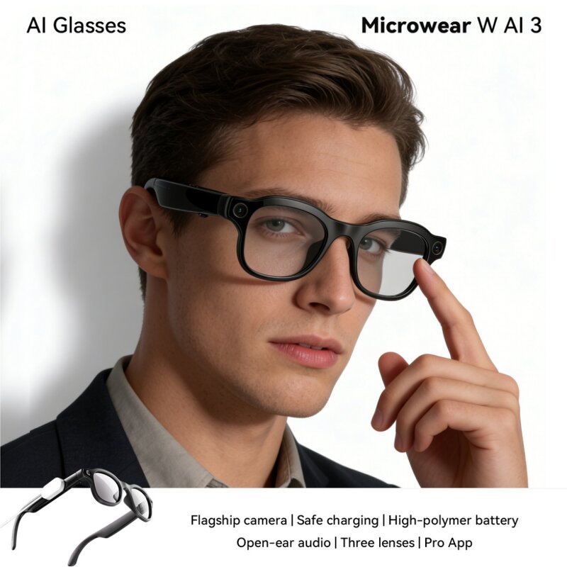 AI Smart Glasses Factory - 8MP Camera BT Calling