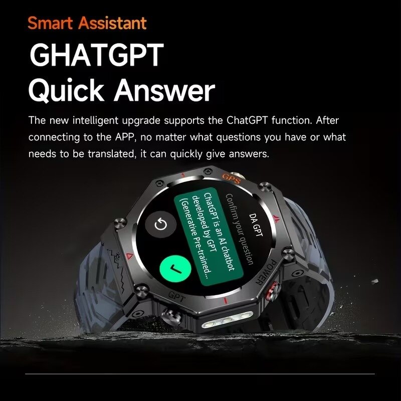 GPS Smart Watch Factory - Offline Maps Compass Battery