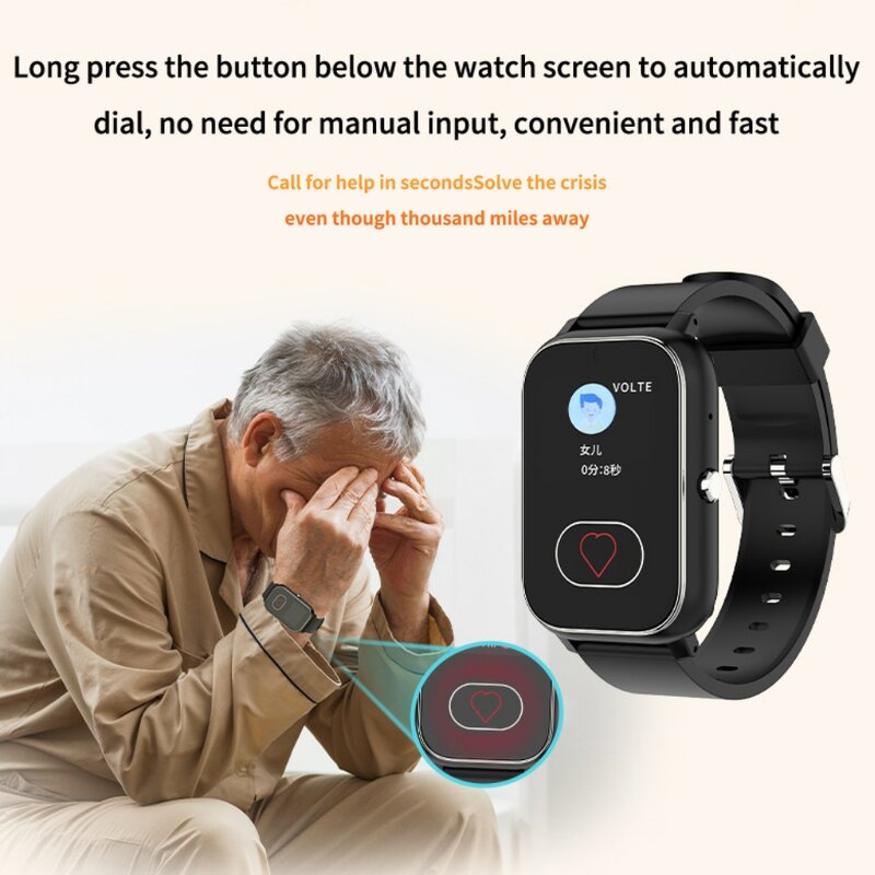 4G Smart Watch for Elderly Factory - GPS SOS LBS