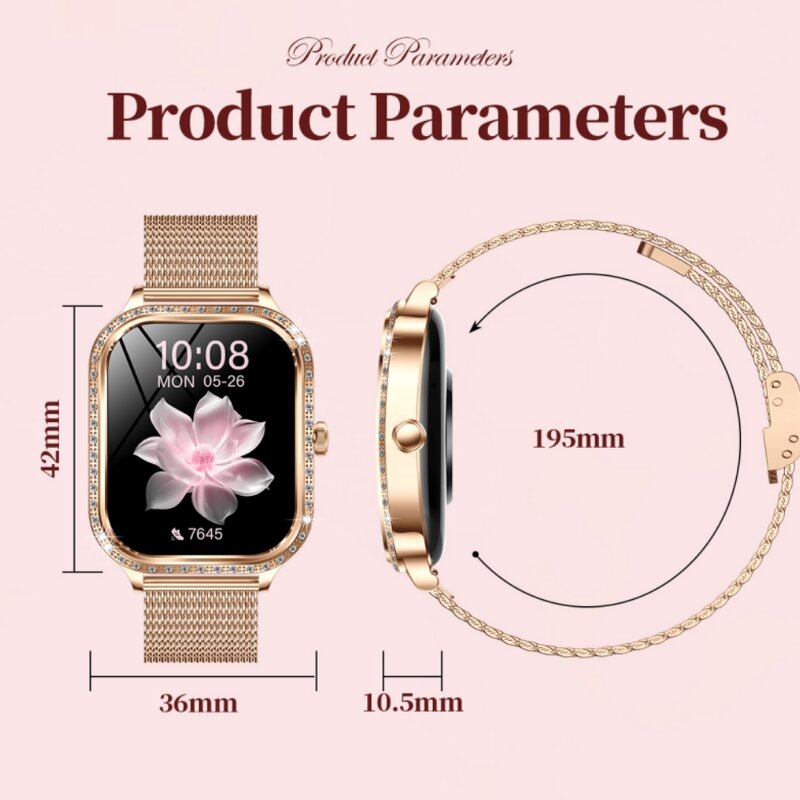 Luxury Smartwatch Factory - Diamond Fashion Waterproof
