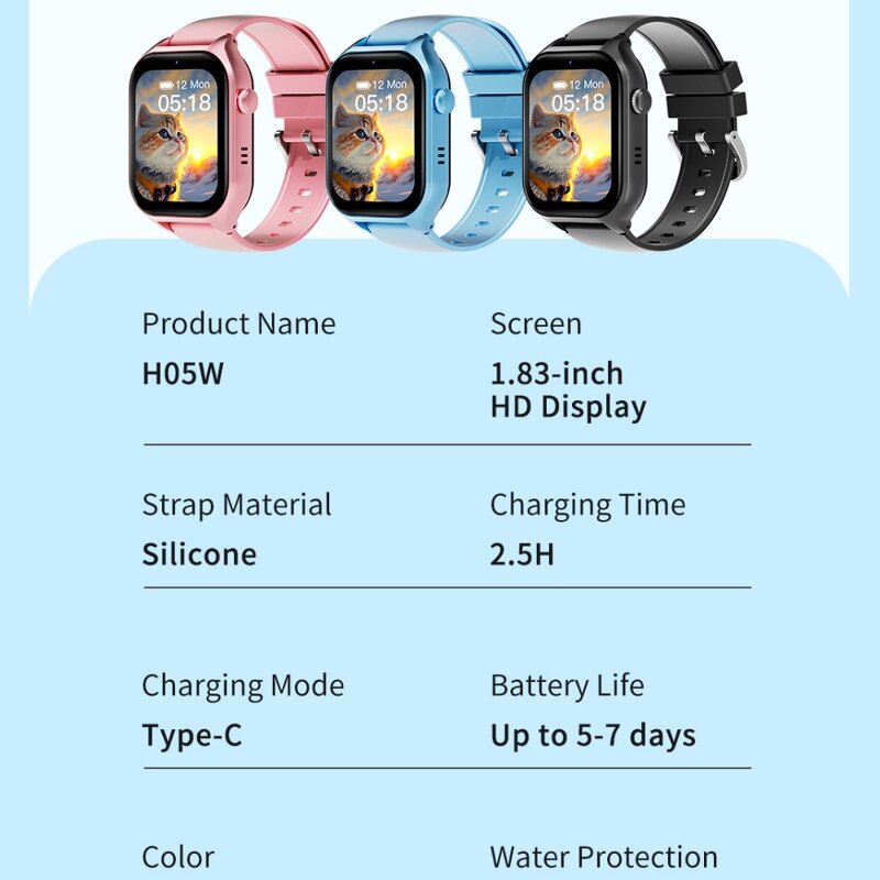 4G Smart Watch for Kids Factory - Camera GPS WiFi