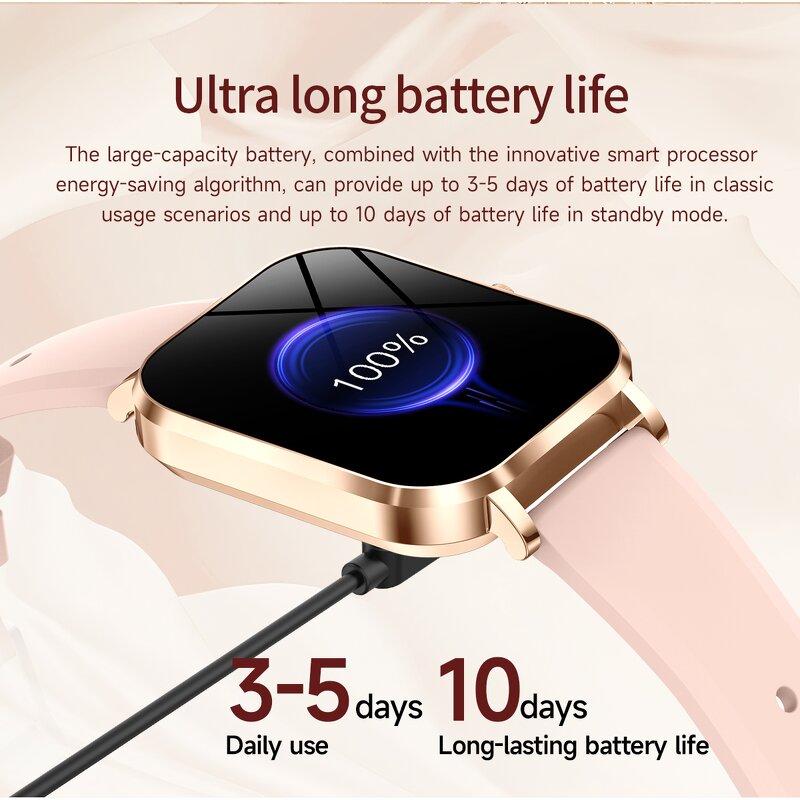 Smart Watch for Ladies Factory - IP67 Waterproof Heart Rate