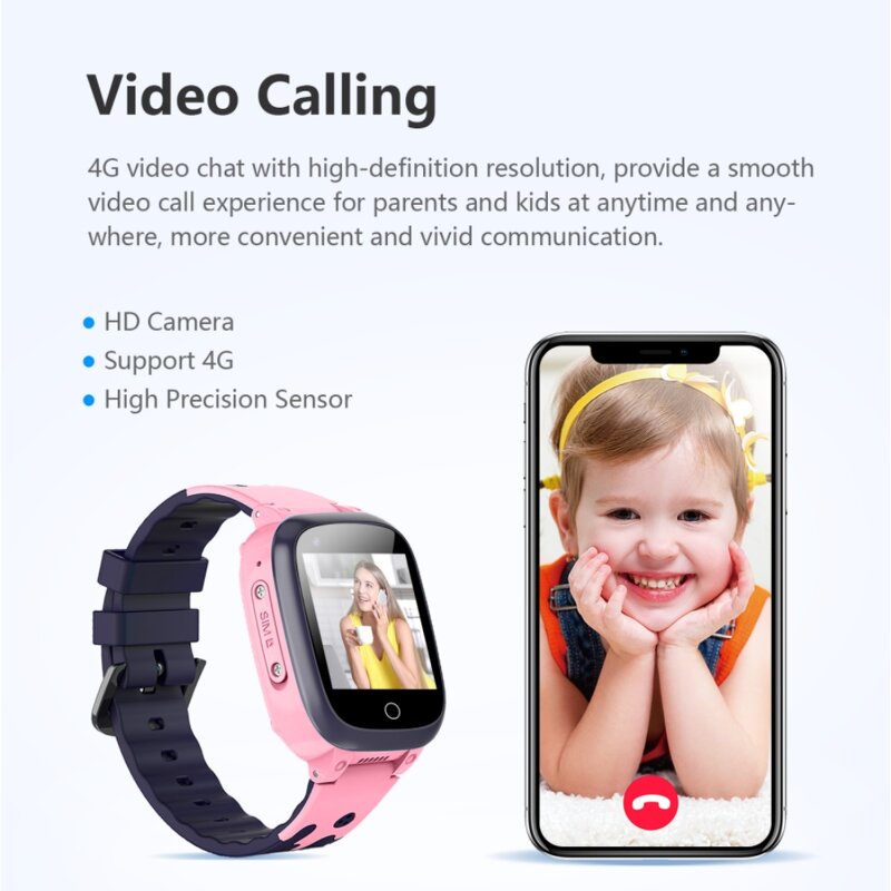 4G Kids Smart Watch Factory - GPS SIM Card Battery