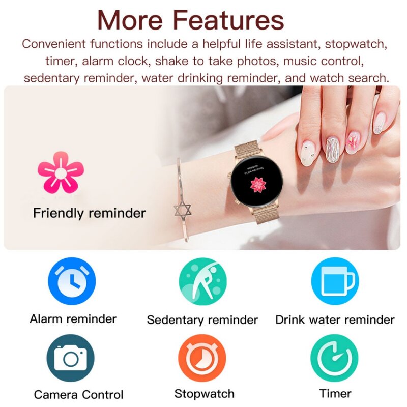 Fashion Smart Watch Factory - Women Silicone Strap