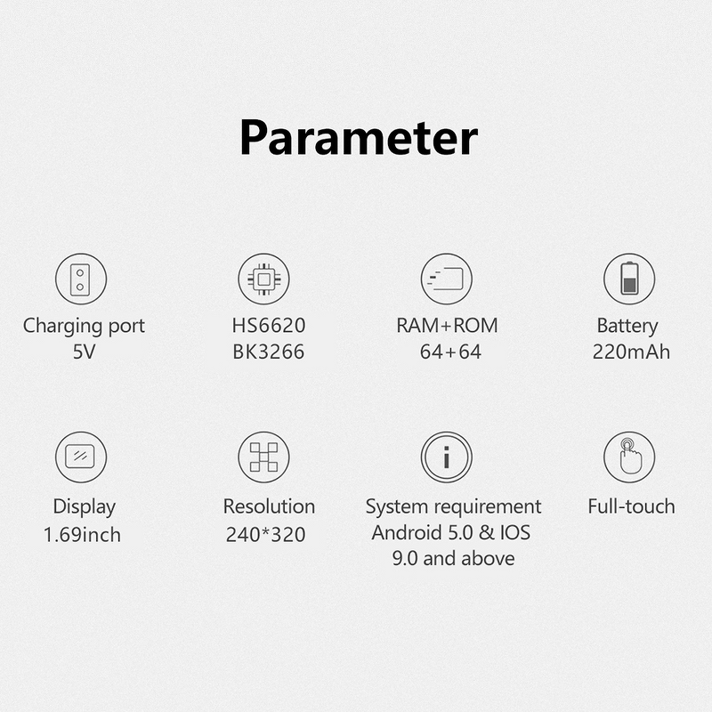 Smart Watch Factory - 2.09 Inch Wireless Sports