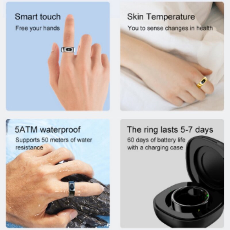 Couple Smart Ring Factory - Wireless Charging 5ATM