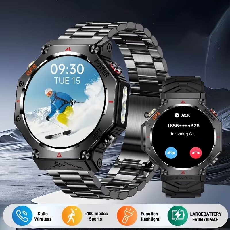 GPS Smart Watch Factory - Offline Maps Compass Battery