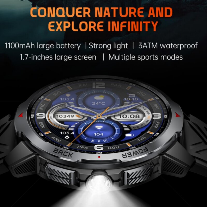 Outdoor Smart Watch Factory - Long Battery Compass