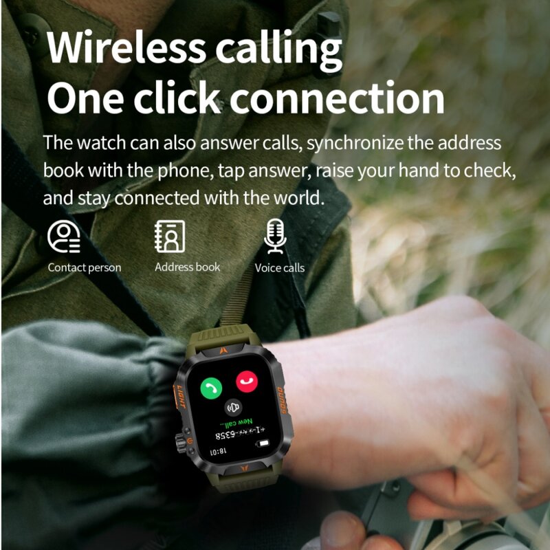 Smart Watch for Men Factory - Altitude Compass IP68