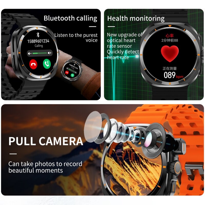 Smart Watch for Men Factory - SIM Card Camera Calling