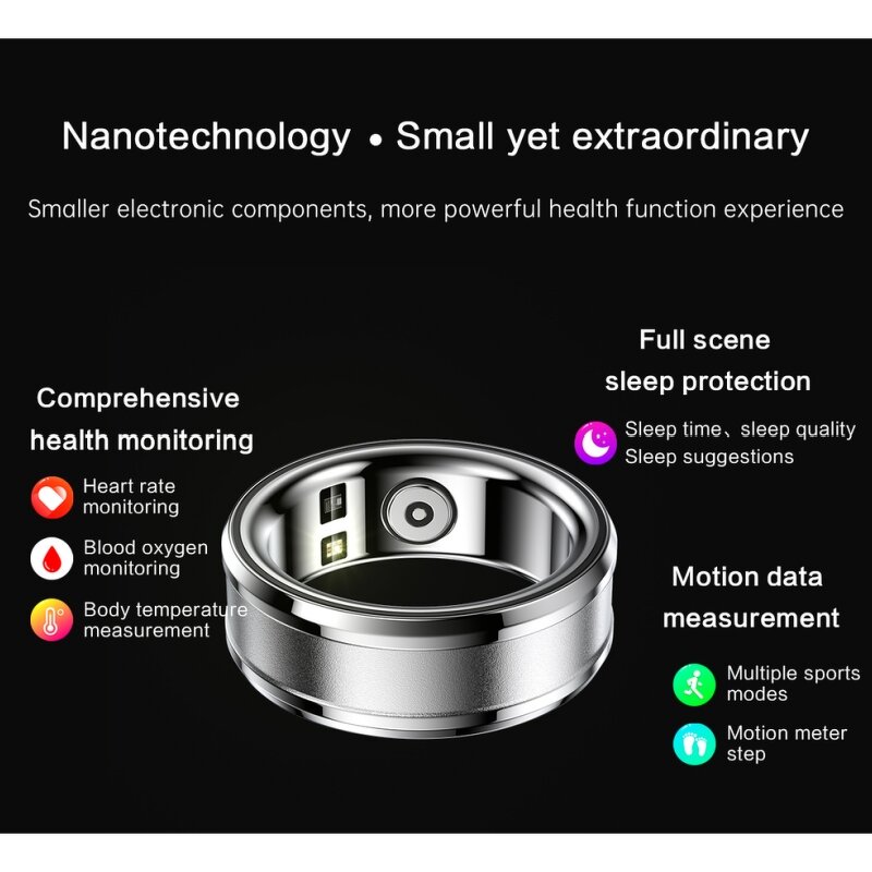 Couple Smart Ring Factory - Fashion Metal Health