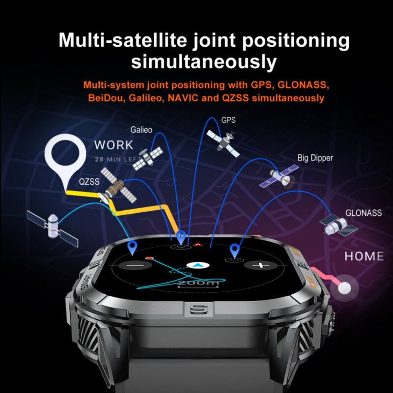 GPS Sports Watch Factory - Beidou AGPS 3ATM