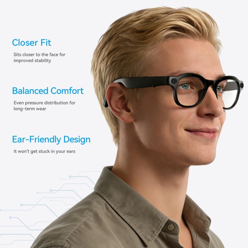 AI Smart Glasses Factory - 8MP Camera BT Calling