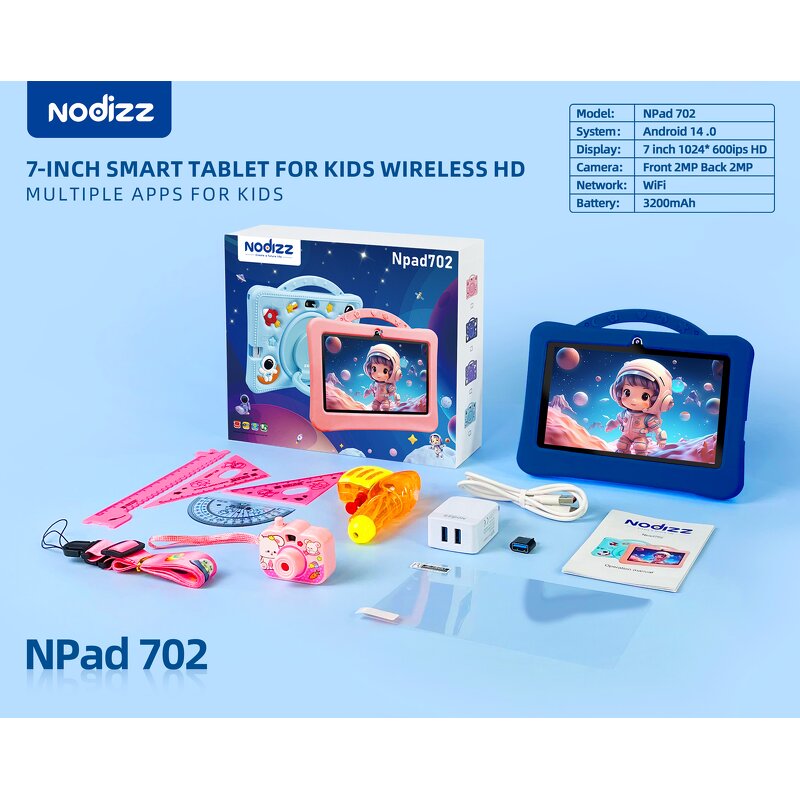 Kids Tablet Factory - Double Camera 7inch HD