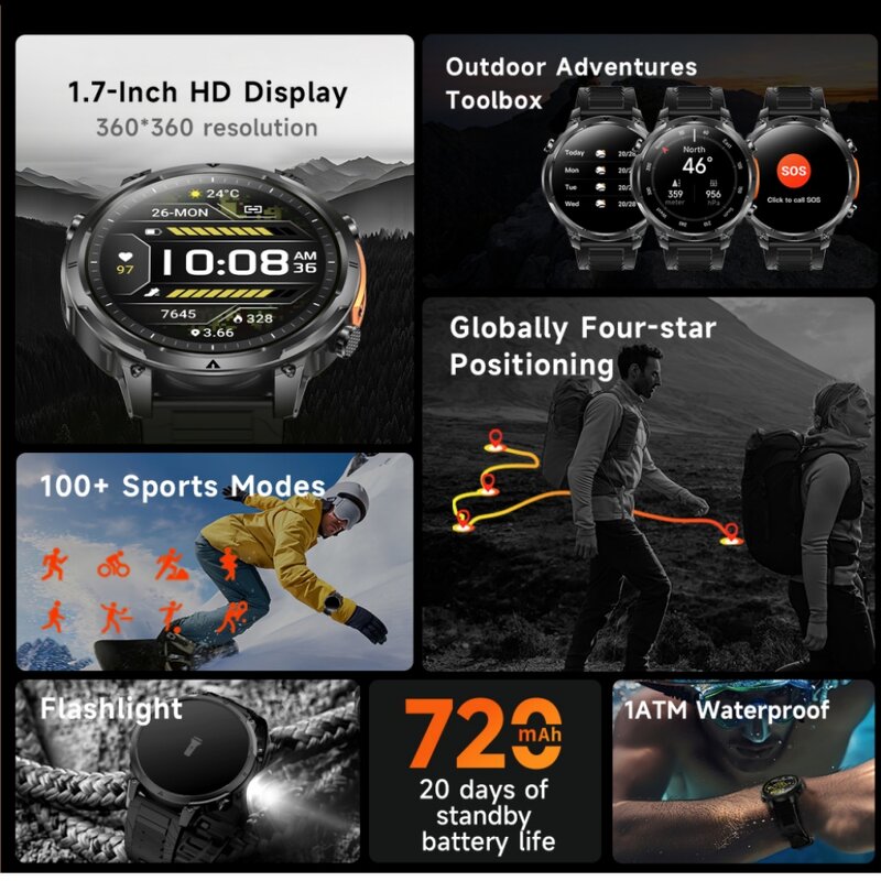 GPS Sports Watch Factory - Beidou Positioning HD Screen