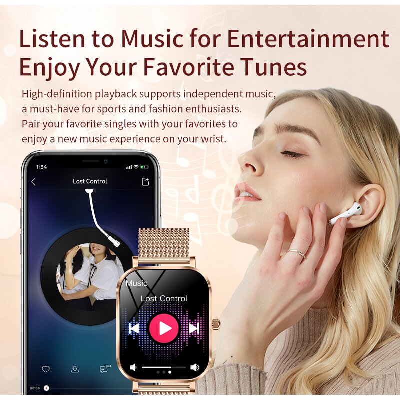 Smart Watch for Ladies Factory - IP67 Waterproof Heart Rate