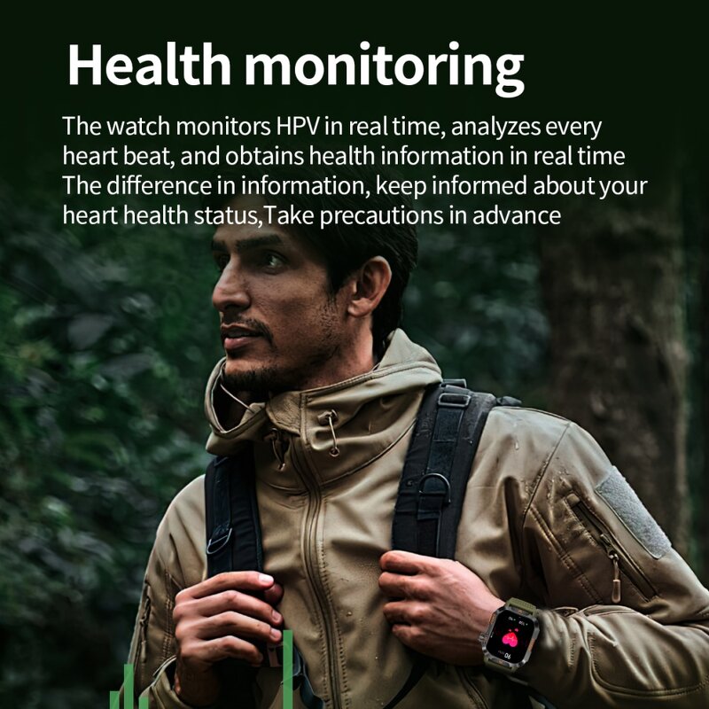 Smart Watch for Men Factory - Altitude Compass IP68