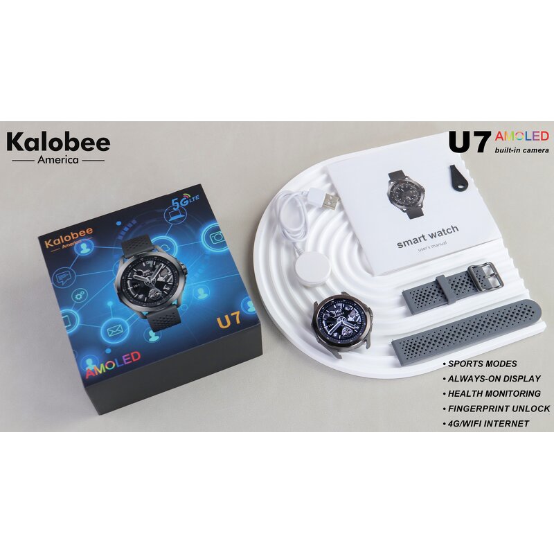 4G Smart Watch Factory - SIM Card AMOLED Camera