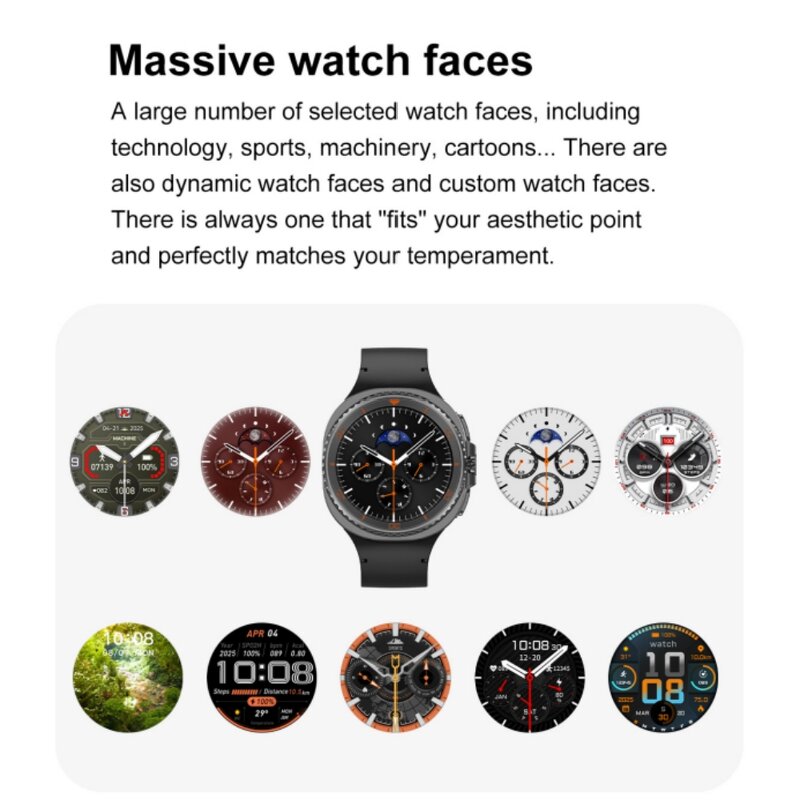 Smart Watch for Men Factory - IP68 Waterproof 3D Dial